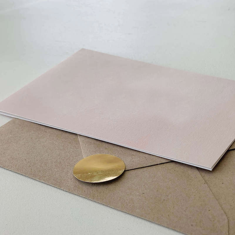 Card with message